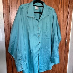 Geoffrey Beene Aqua Shirt